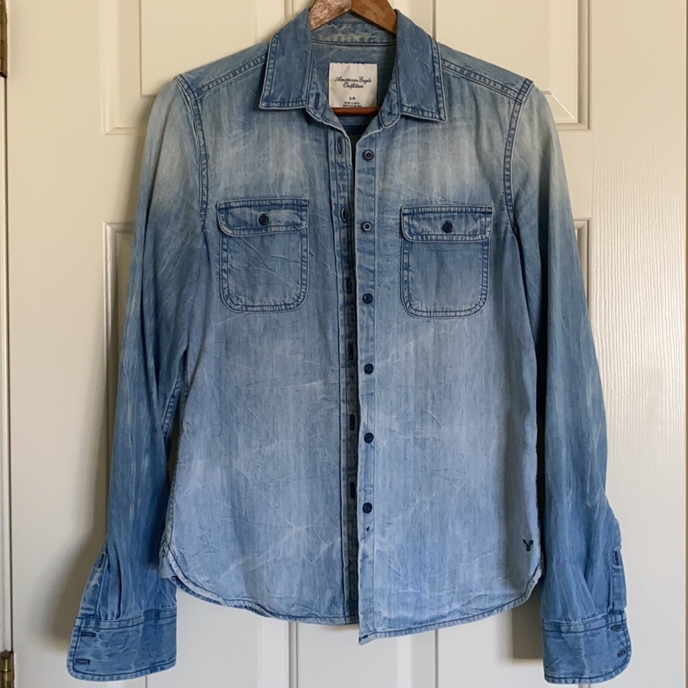 Chambray Button-up Shirt